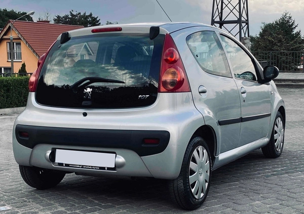 Peugeot 107 cena 10900 przebieg: 192000, rok produkcji 2008 z Sopot małe 277